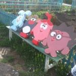A large overview of children's crafts made from garbage for school and kindergarten Crafts from waste material