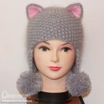 Knitting and crocheting hats for girls with a description: knitted summer, autumn, winter hats for girls and newborns with photos and patterns